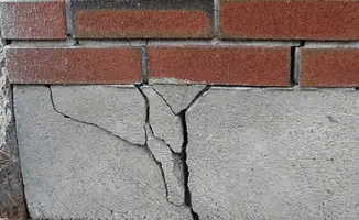 Concrete foundation with serious structural damage in Hialeah, FL